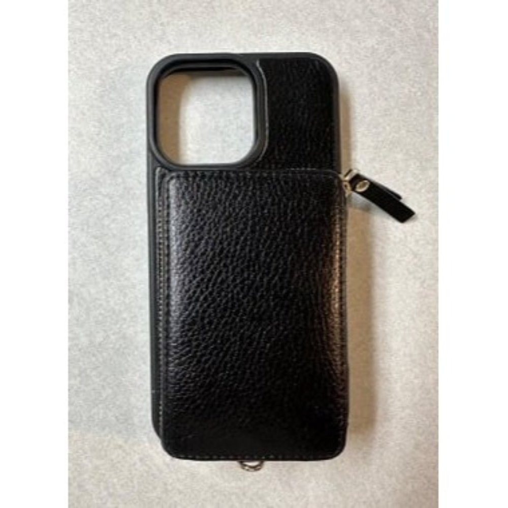 New IPhone 13 Pro Wallet Case with Card Holder, Zipper RFID Blocking Phone Case